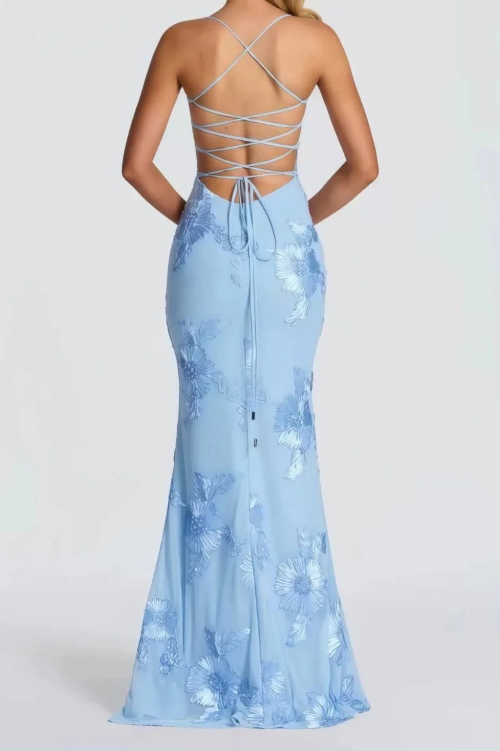 Women's Floral Embroidered Corset Wedding Guest Maxi Dress | Julia Foster_15