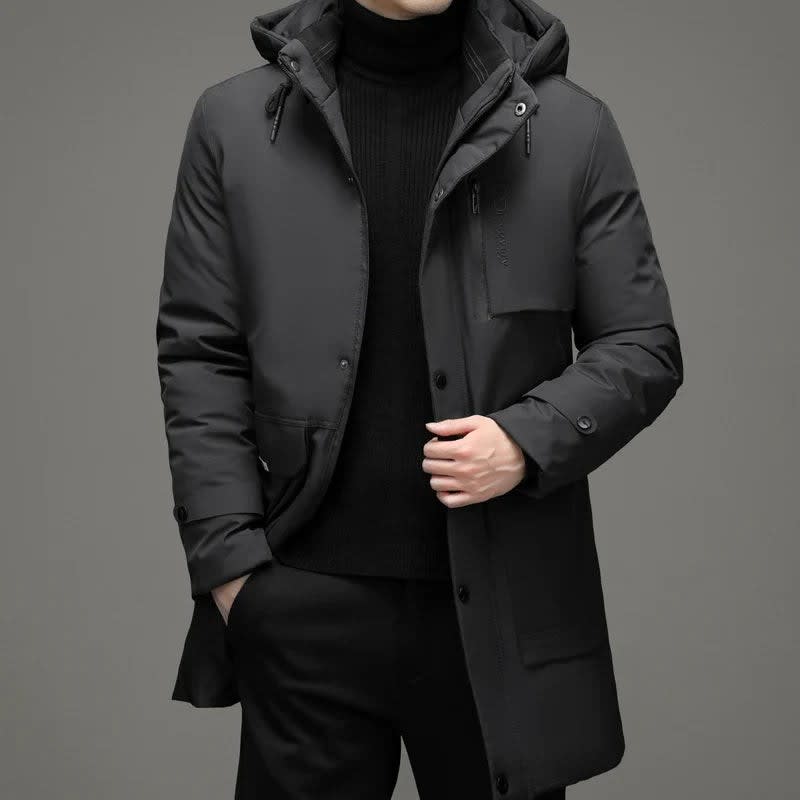 Men's Hooded Duck Down Puffer Coat | Oscar_1