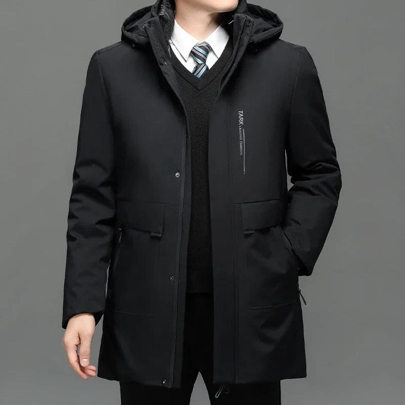 Men's Hooded Duck Down Puffer Coat | Oscar_2