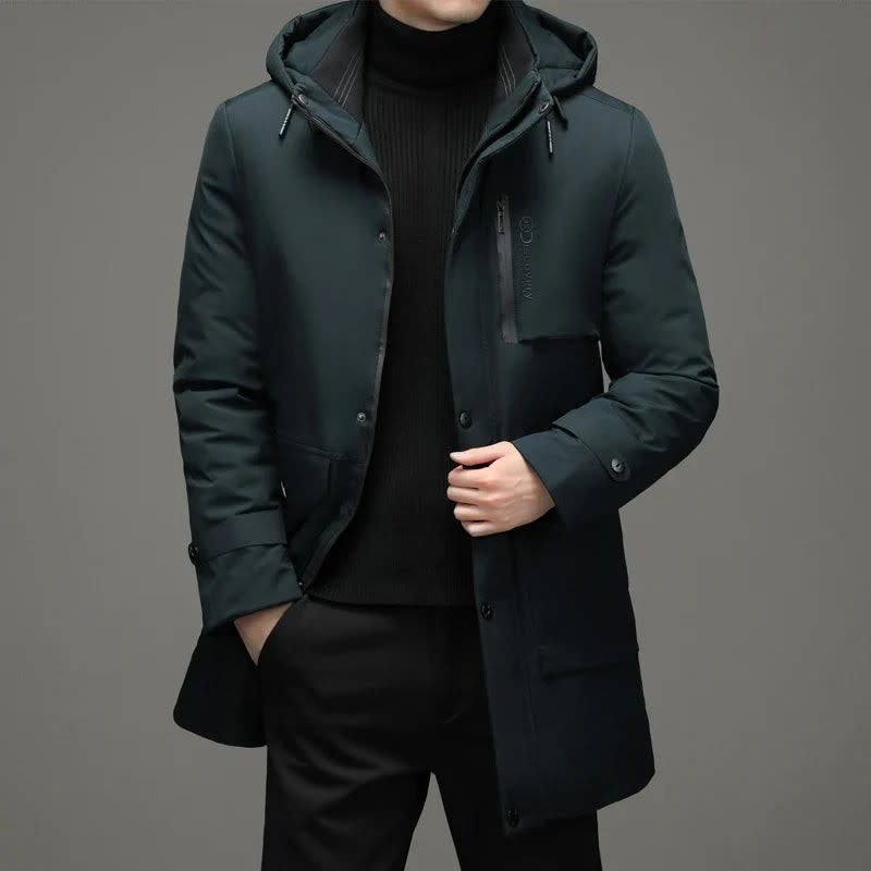 Men's Hooded Duck Down Puffer Coat | Oscar_6