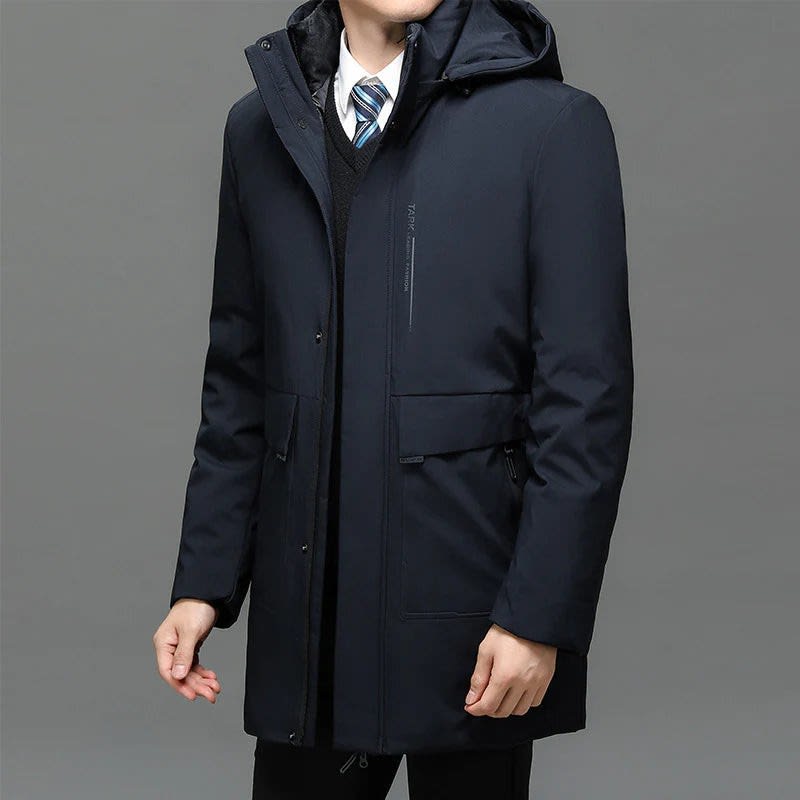 Men's Hooded Duck Down Puffer Coat | Oscar_8