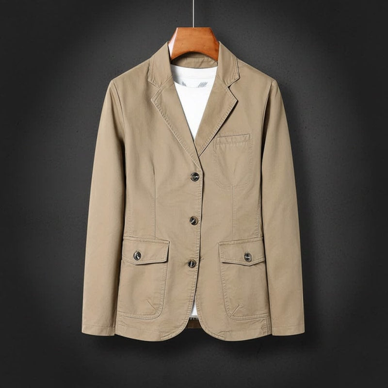 Men's Washed Cotton Field Jacket | Finlay_1