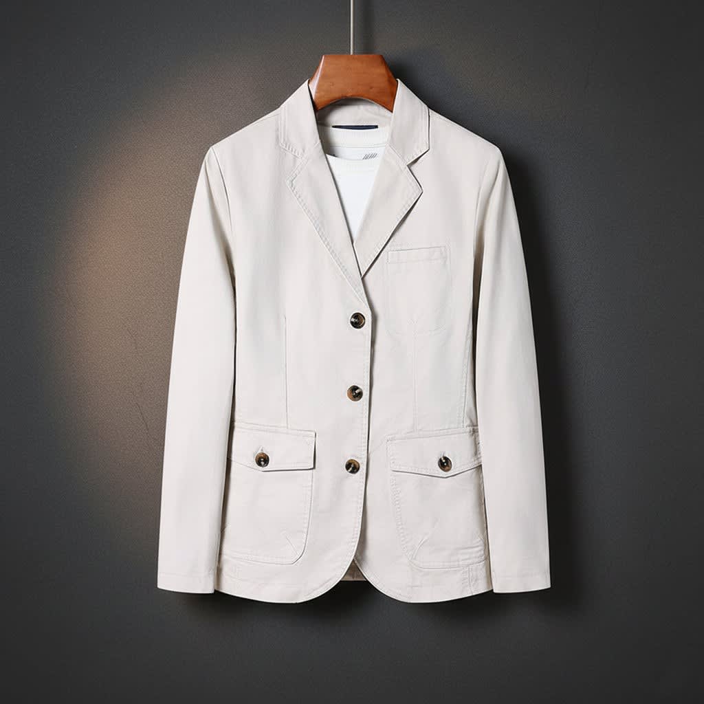 Men's Washed Cotton Field Jacket | Finlay_3
