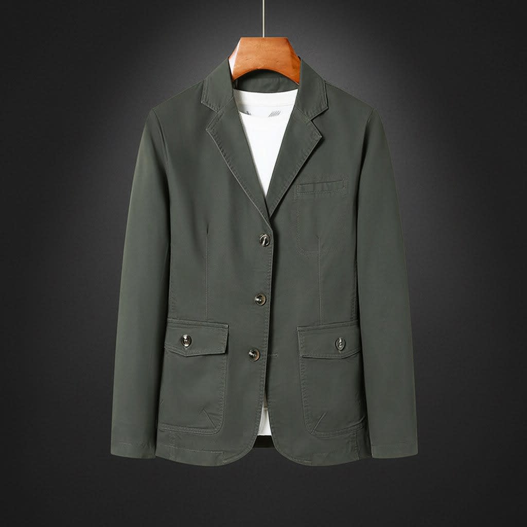 Men's Washed Cotton Field Jacket | Finlay_5