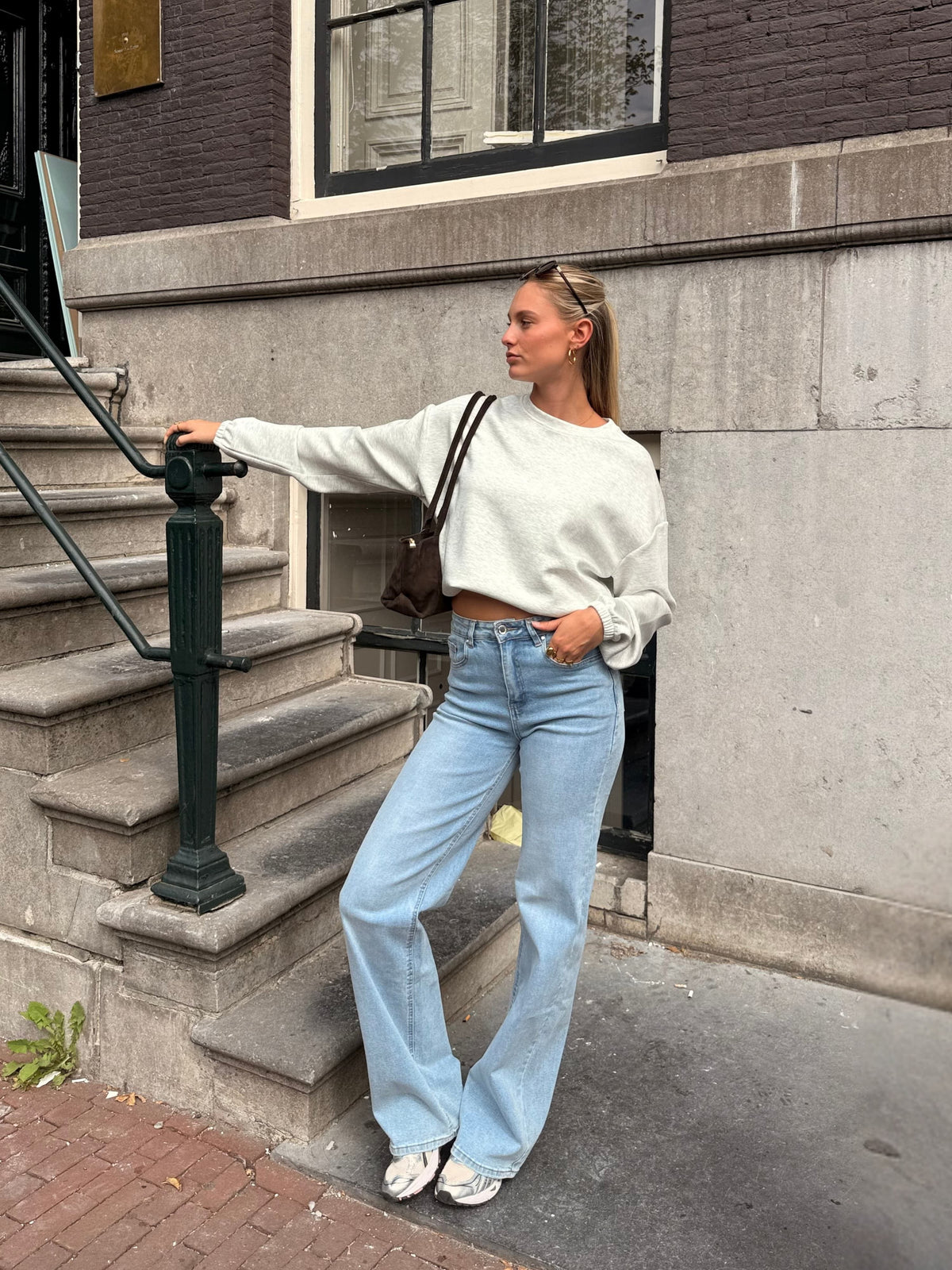 Women's High Waisted Wide Leg Jeans | Yasmin_2