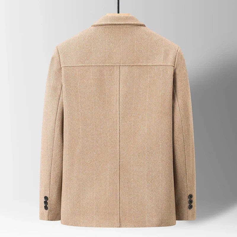 Men's Herringbone Wool Jacket | Desmond_6