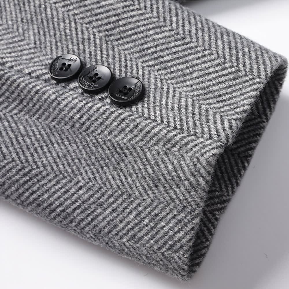 Men's Herringbone Wool Jacket | Desmond_8