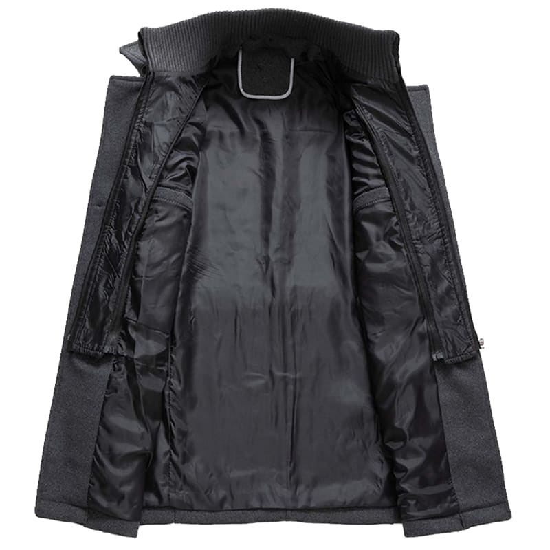 Men's Wool Blend Pea Coat | Valentine_8