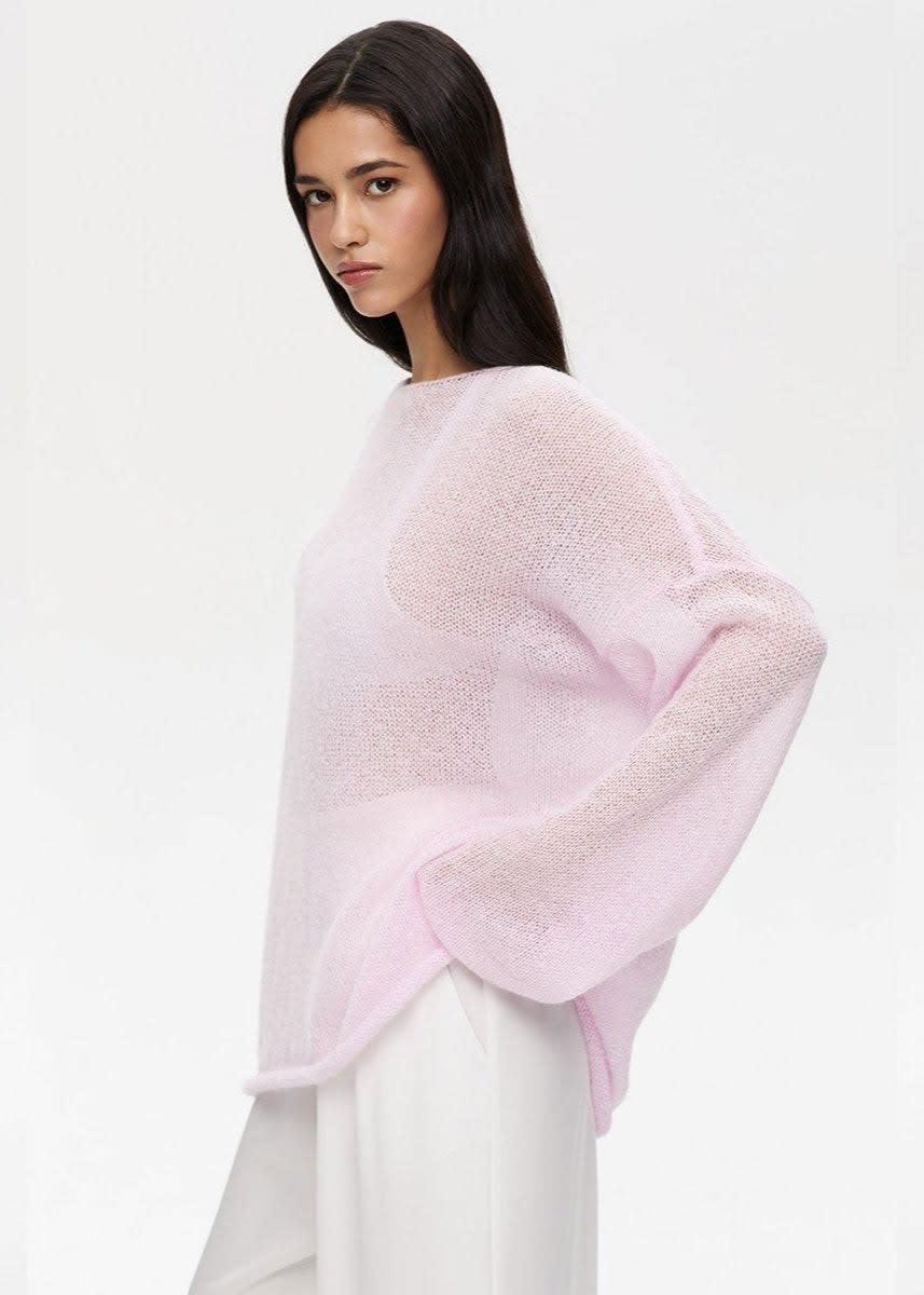 Women's Lightweight Open Knit Jumper | Loveday_6