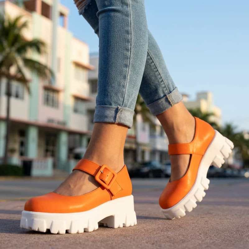 Women's Chunky Platform Mary Jane Shoes | Anthea_1