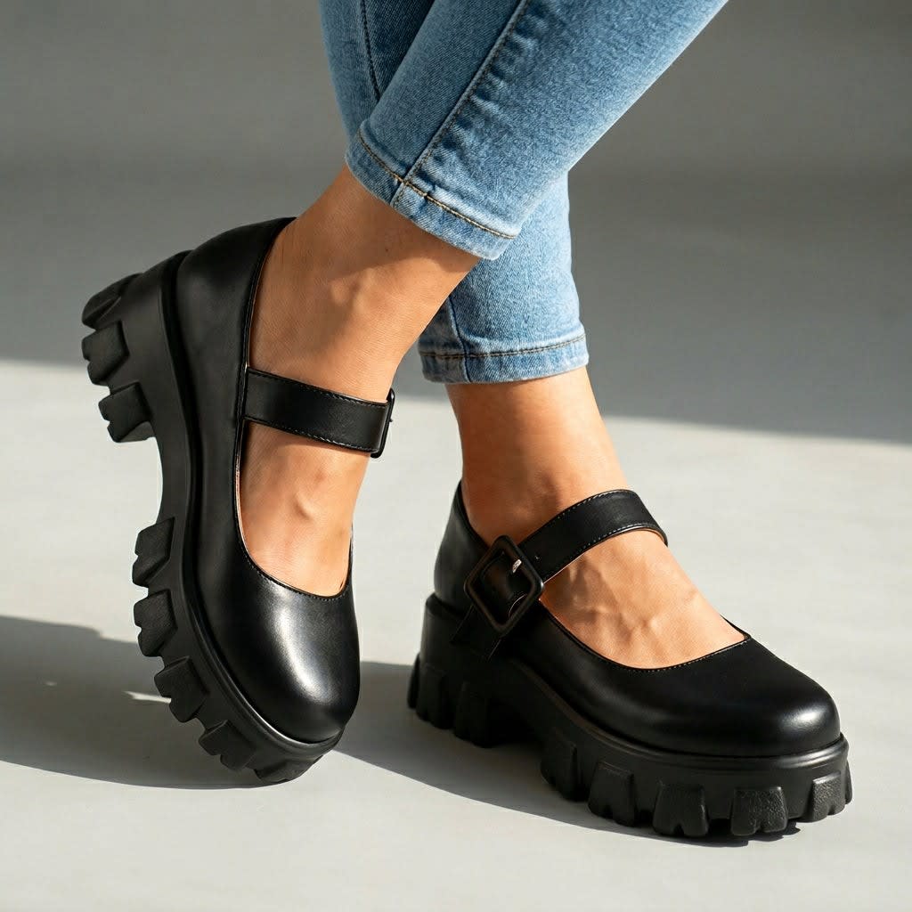 Women's Chunky Platform Mary Jane Shoes | Anthea_10