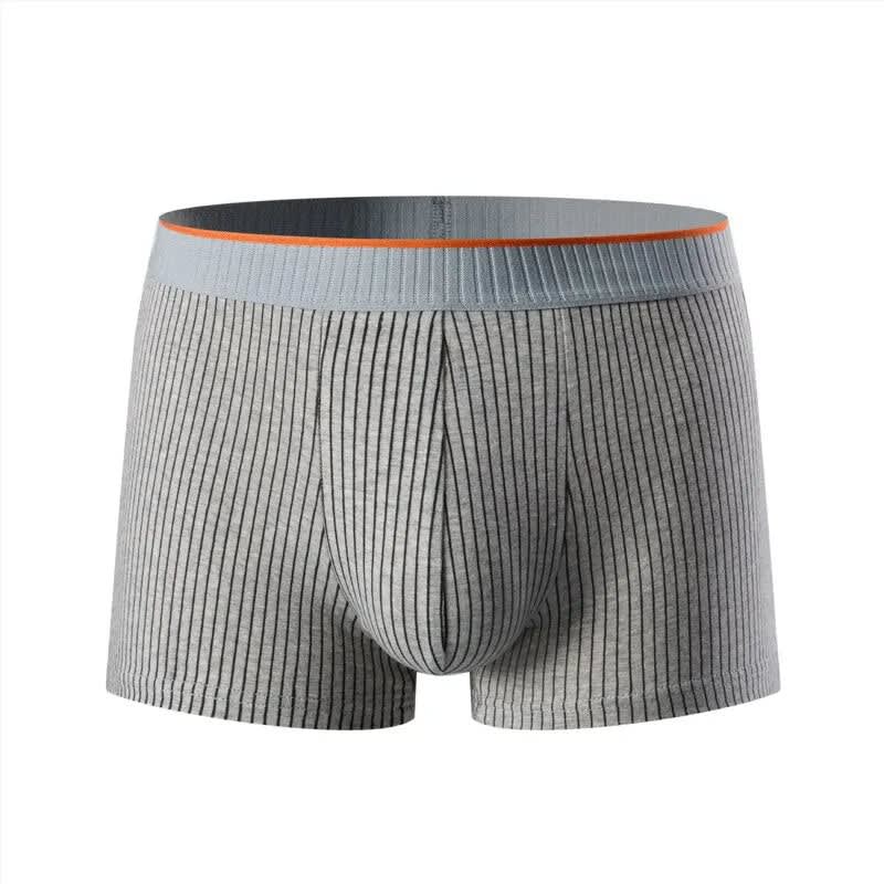 Men's Ribbed Cotton Boxer Briefs | Torquil_2
