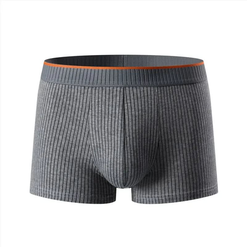 Men's Ribbed Cotton Boxer Briefs | Torquil_3