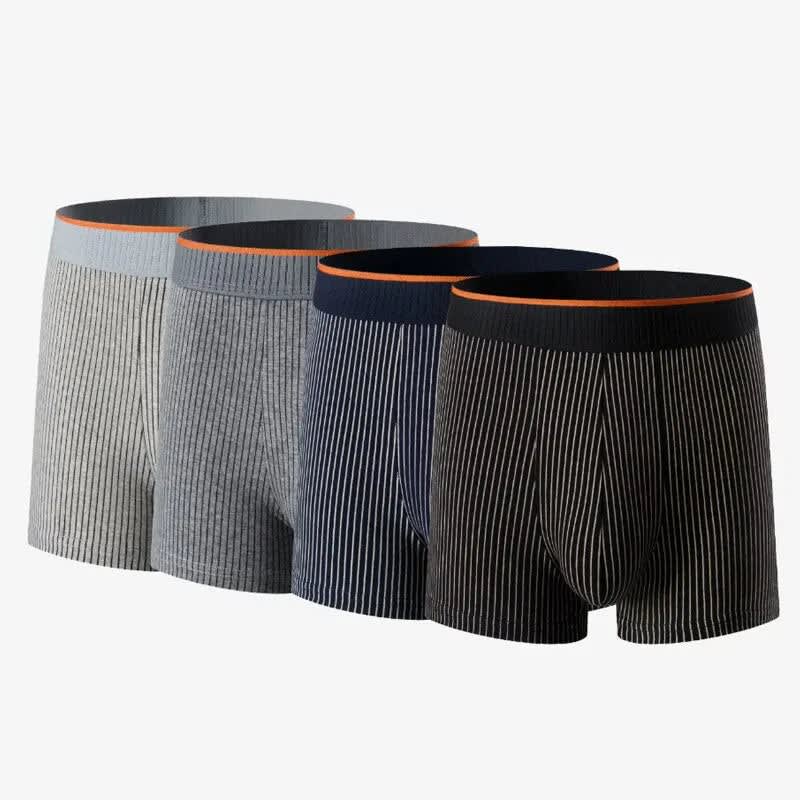 Men's Ribbed Cotton Boxer Briefs | Torquil_5