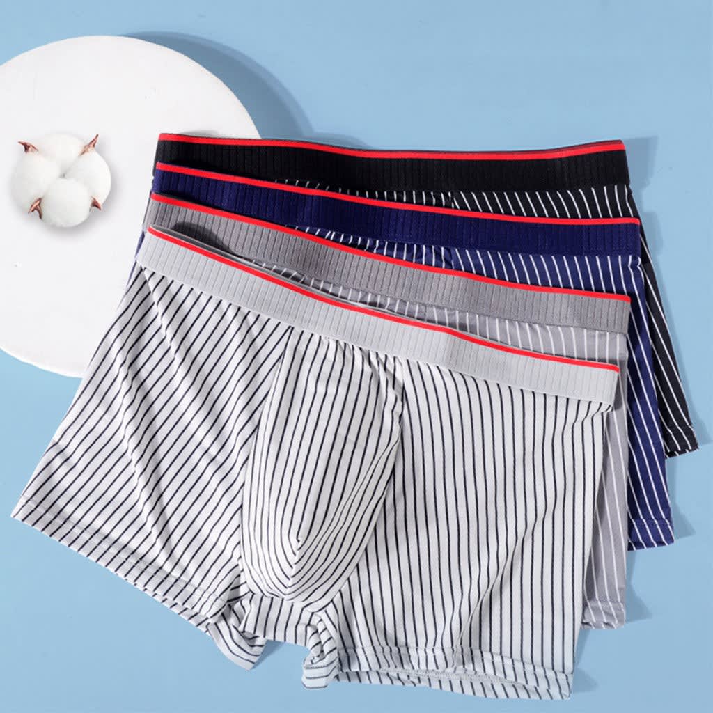 Men's Ribbed Cotton Boxer Briefs | Torquil_7