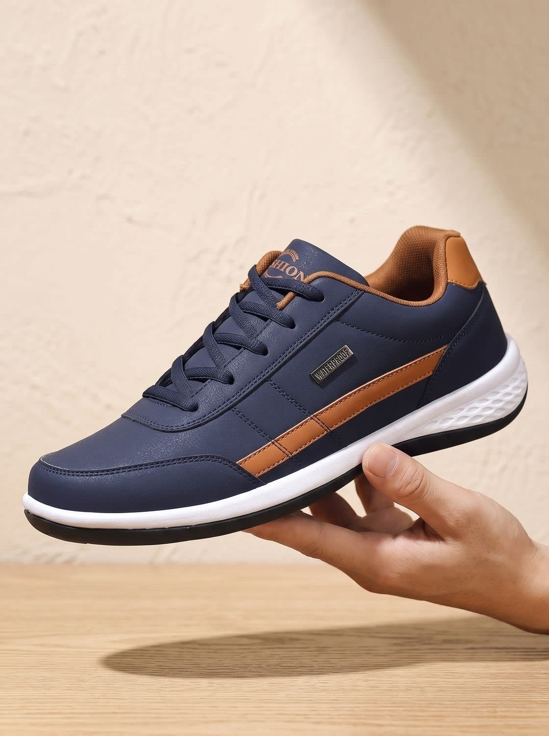 Men's Waterproof Lace-Up Orthopedic Trainers | Jolyon_6