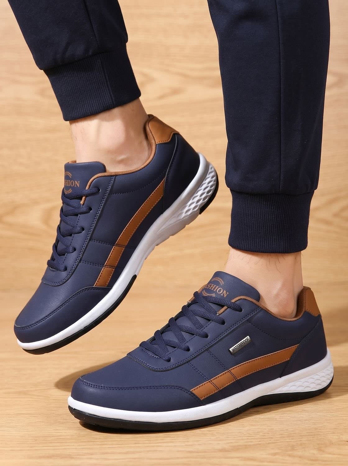 Men's Waterproof Lace-Up Orthopedic Trainers | Jolyon_8