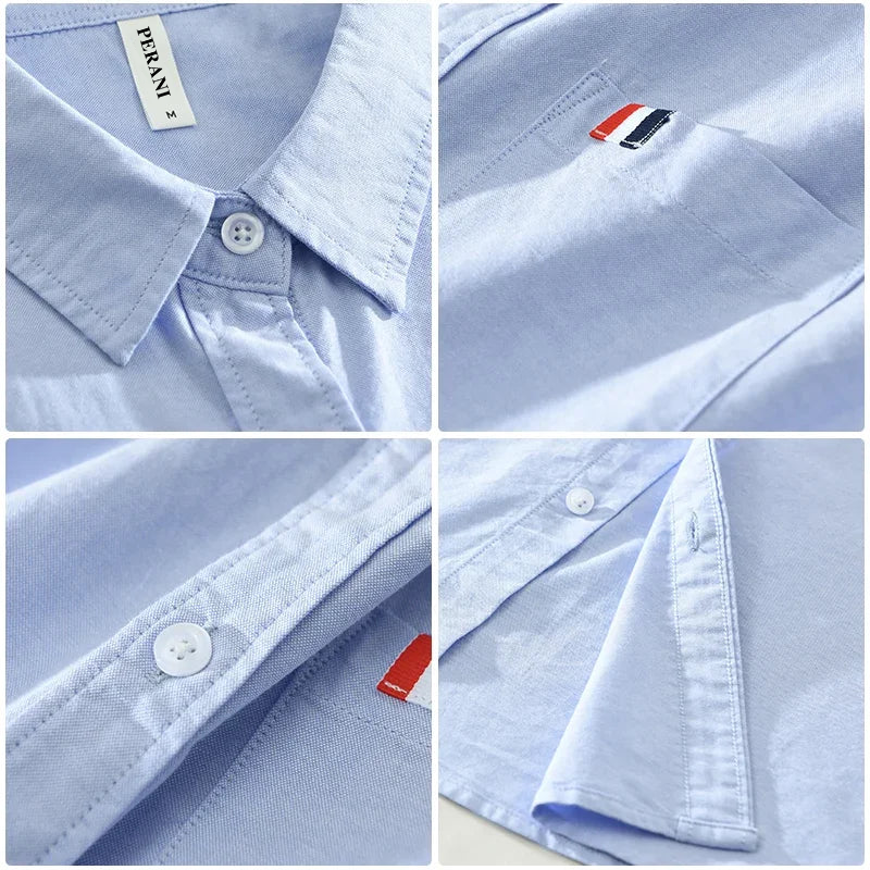 Men’s Striped Short Sleeve Shirt | Luke