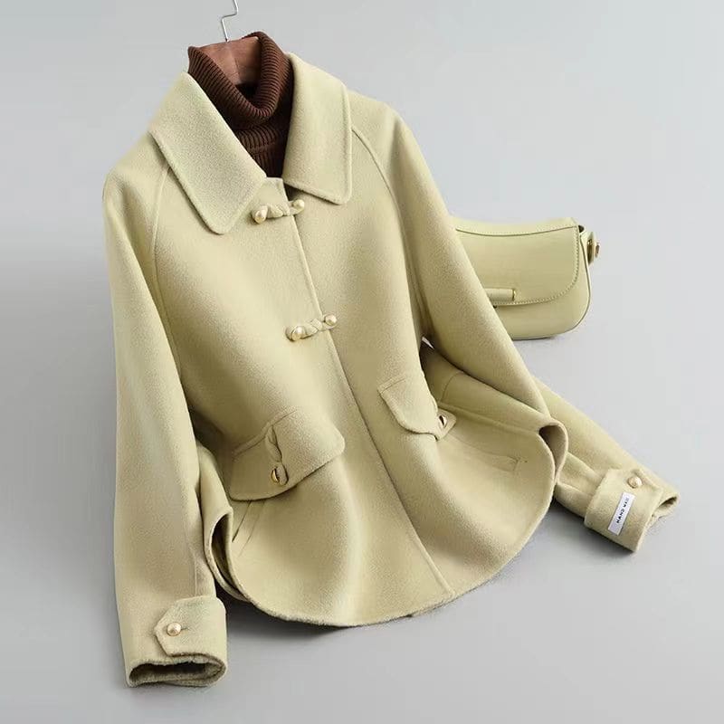 Women's Wool Blend Toggle Coat | Rosalind_3