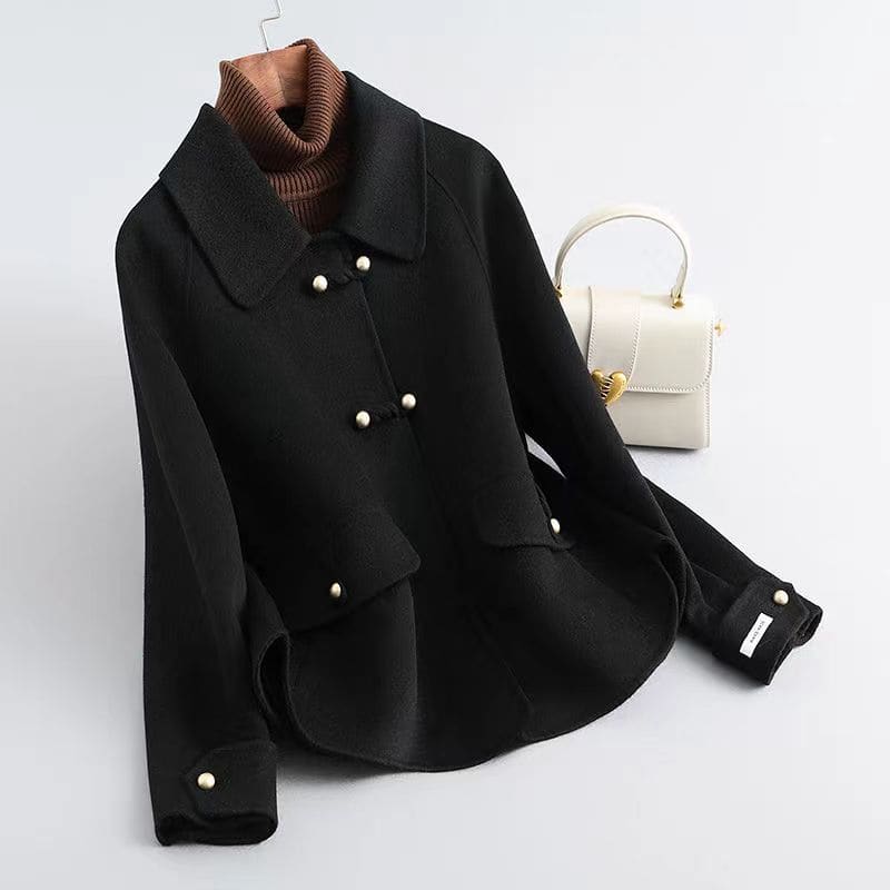 Women's Wool Blend Toggle Coat | Rosalind_6
