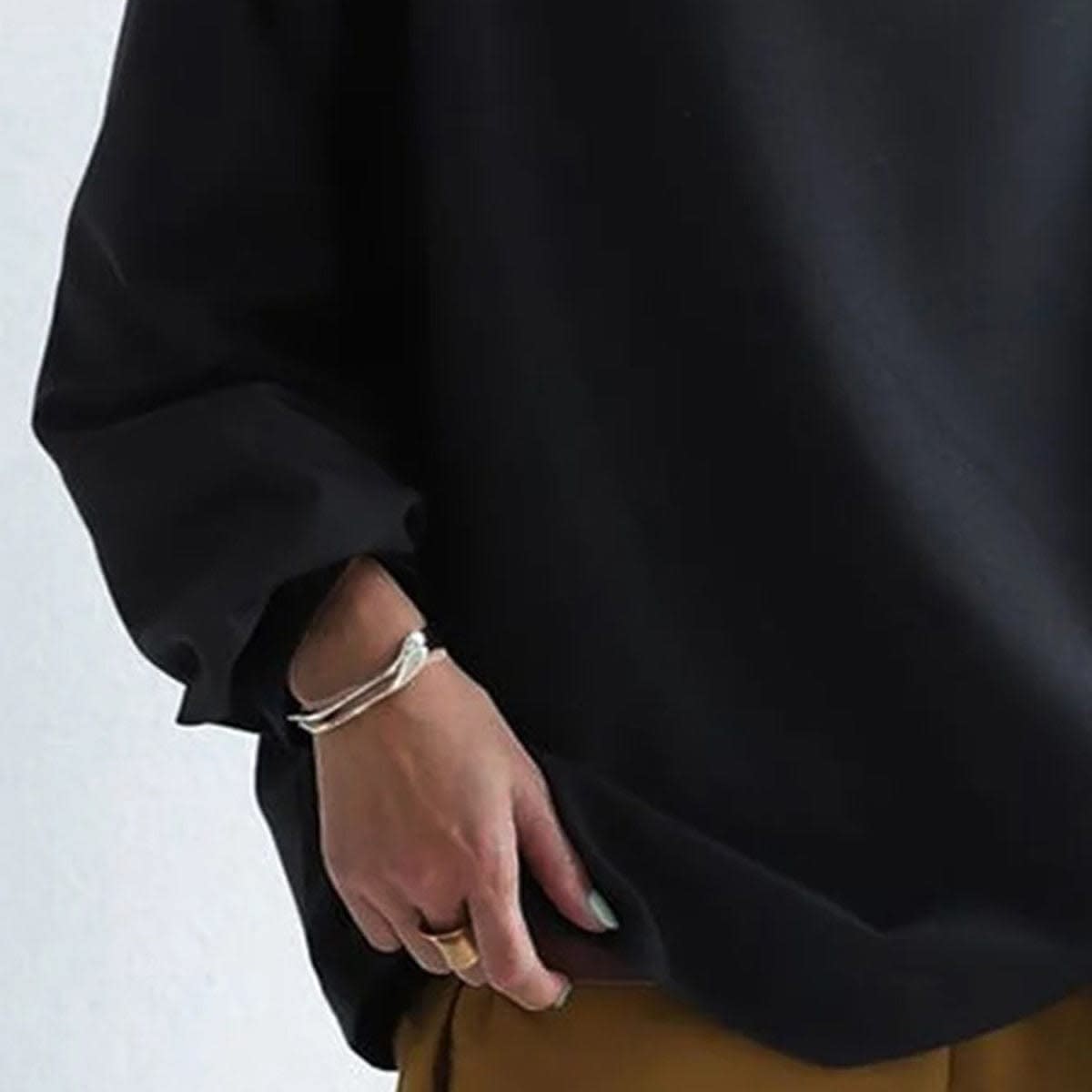 Women's Oversized High Neck Knit Top | Lowena_8