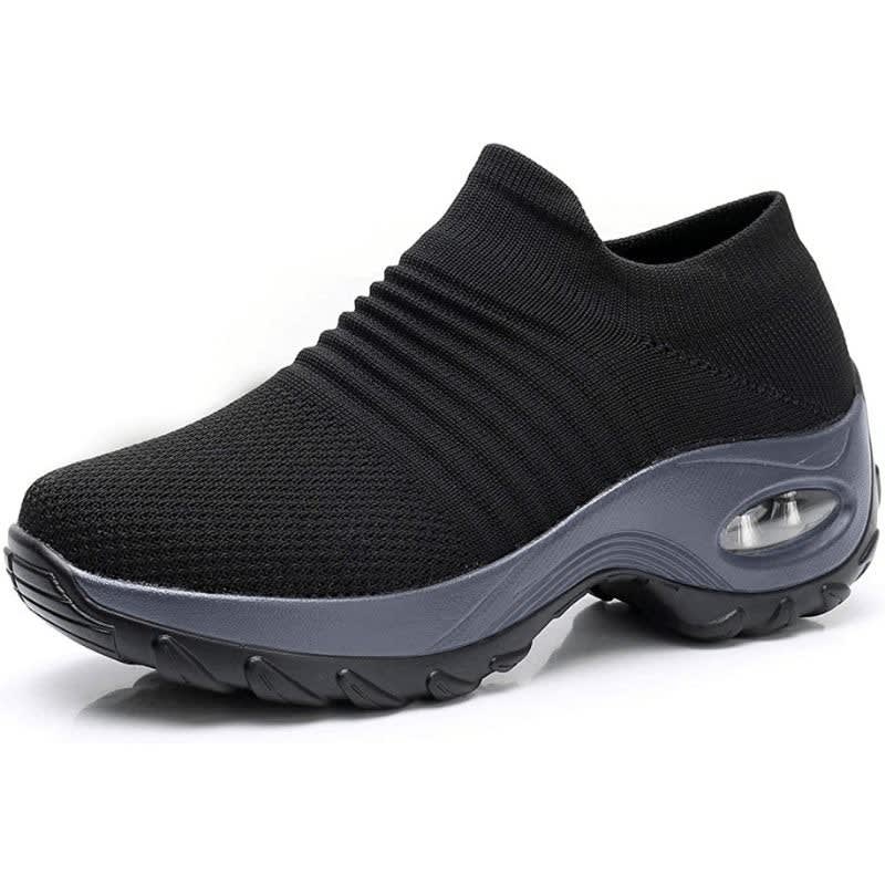 Women's Ribbed Sock Orthopedic Trainers | Rosalyn_1
