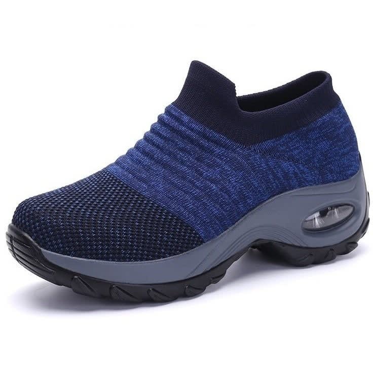 Women's Ribbed Sock Orthopedic Trainers | Rosalyn_10