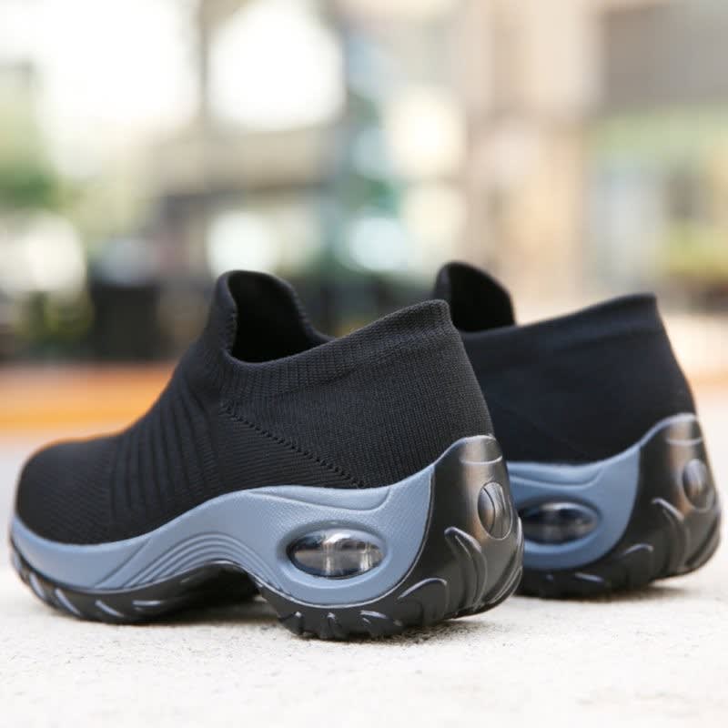 Women's Ribbed Sock Orthopedic Trainers | Rosalyn_12