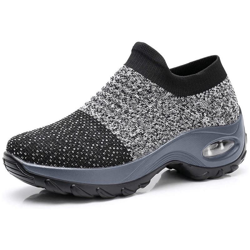 Women's Ribbed Sock Orthopedic Trainers | Rosalyn_2
