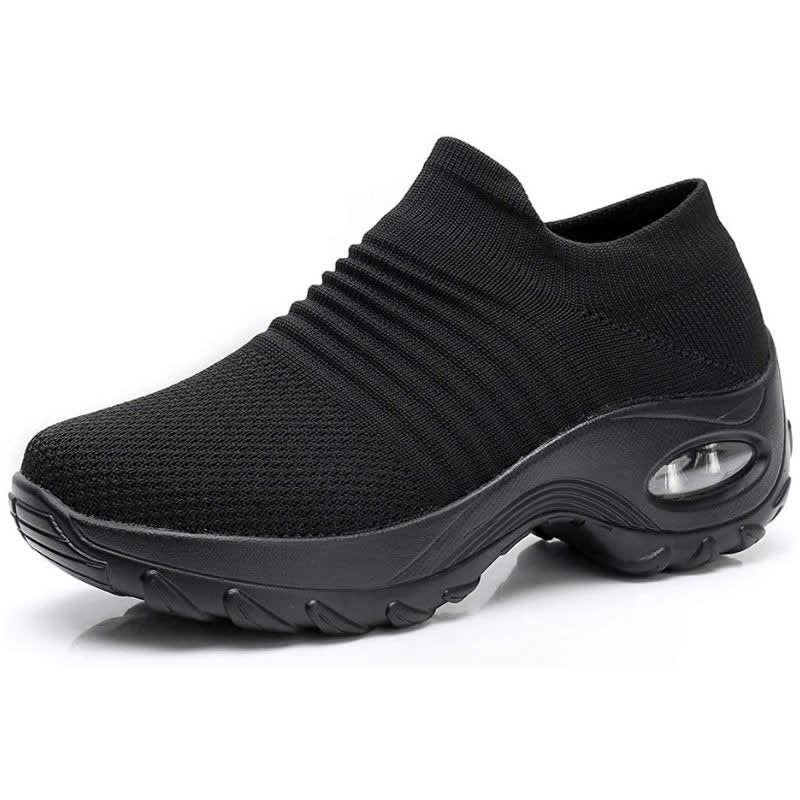 Women's Ribbed Sock Orthopedic Trainers | Rosalyn_3