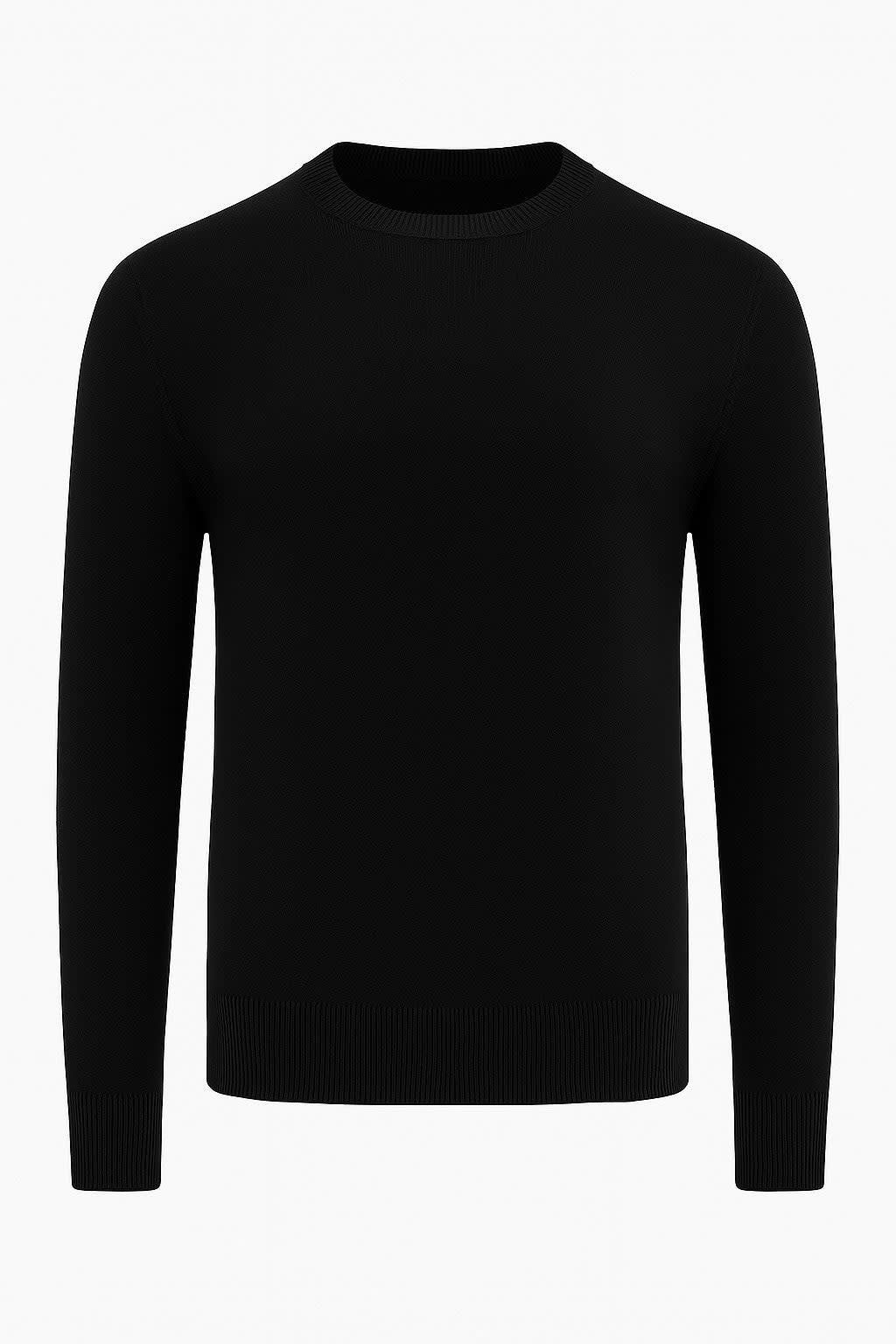 Men's Knit Crew Neck Jumper | Theodore_6