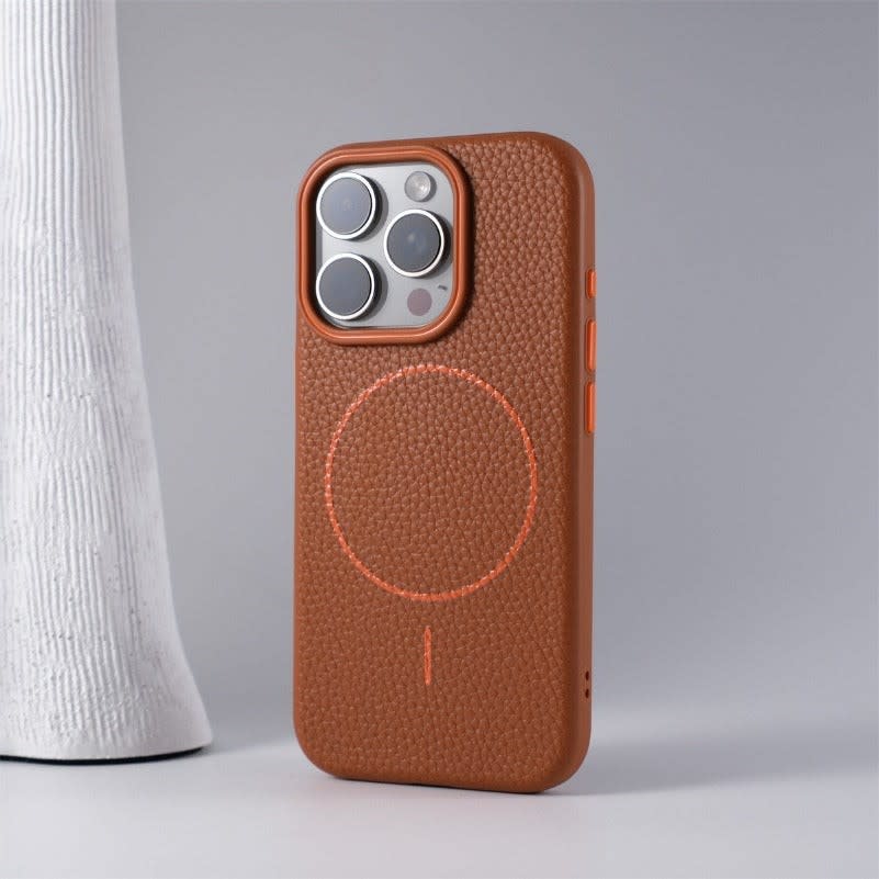 Men's Textured Leather Look iPhone Case | Gary_2