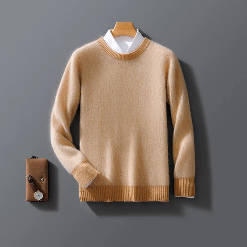 Men's Cashmere Round Neck Jumper | Duke_8