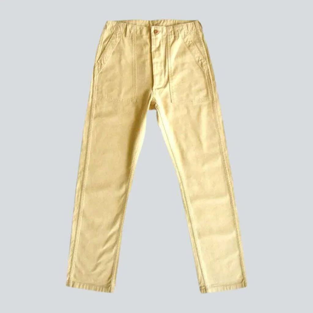 Men's Straight Leg Utility Trousers | Steven_10