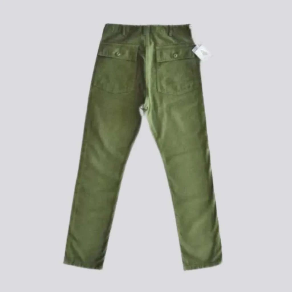 Men's Straight Leg Utility Trousers | Steven_19