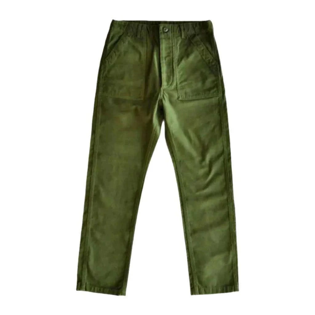 Men's Straight Leg Utility Trousers | Steven_2