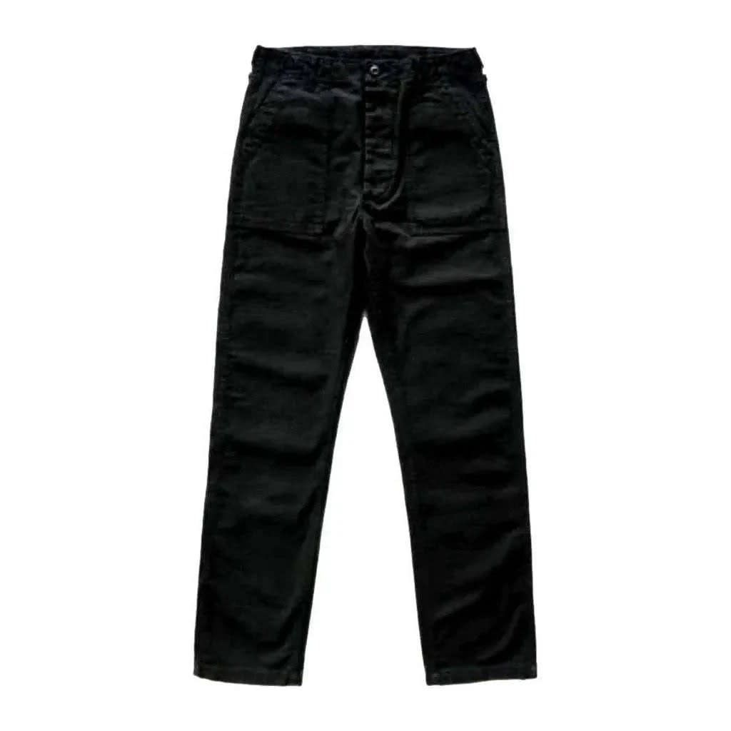 Men's Straight Leg Utility Trousers | Steven_4