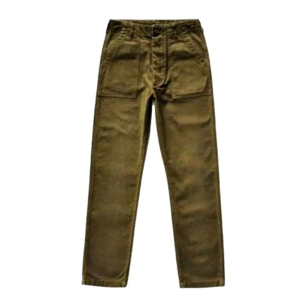Men's Straight Leg Utility Trousers | Steven_6