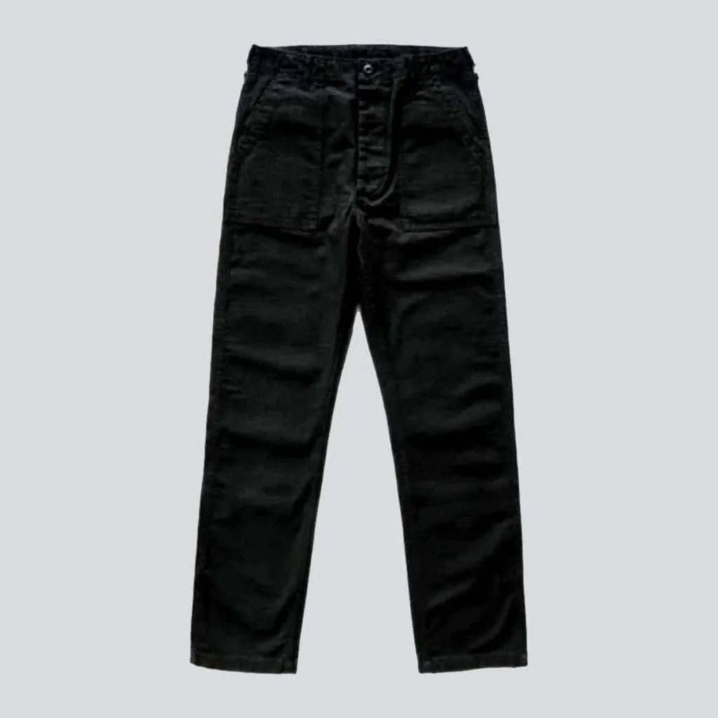 Men's Straight Leg Utility Trousers | Steven_9
