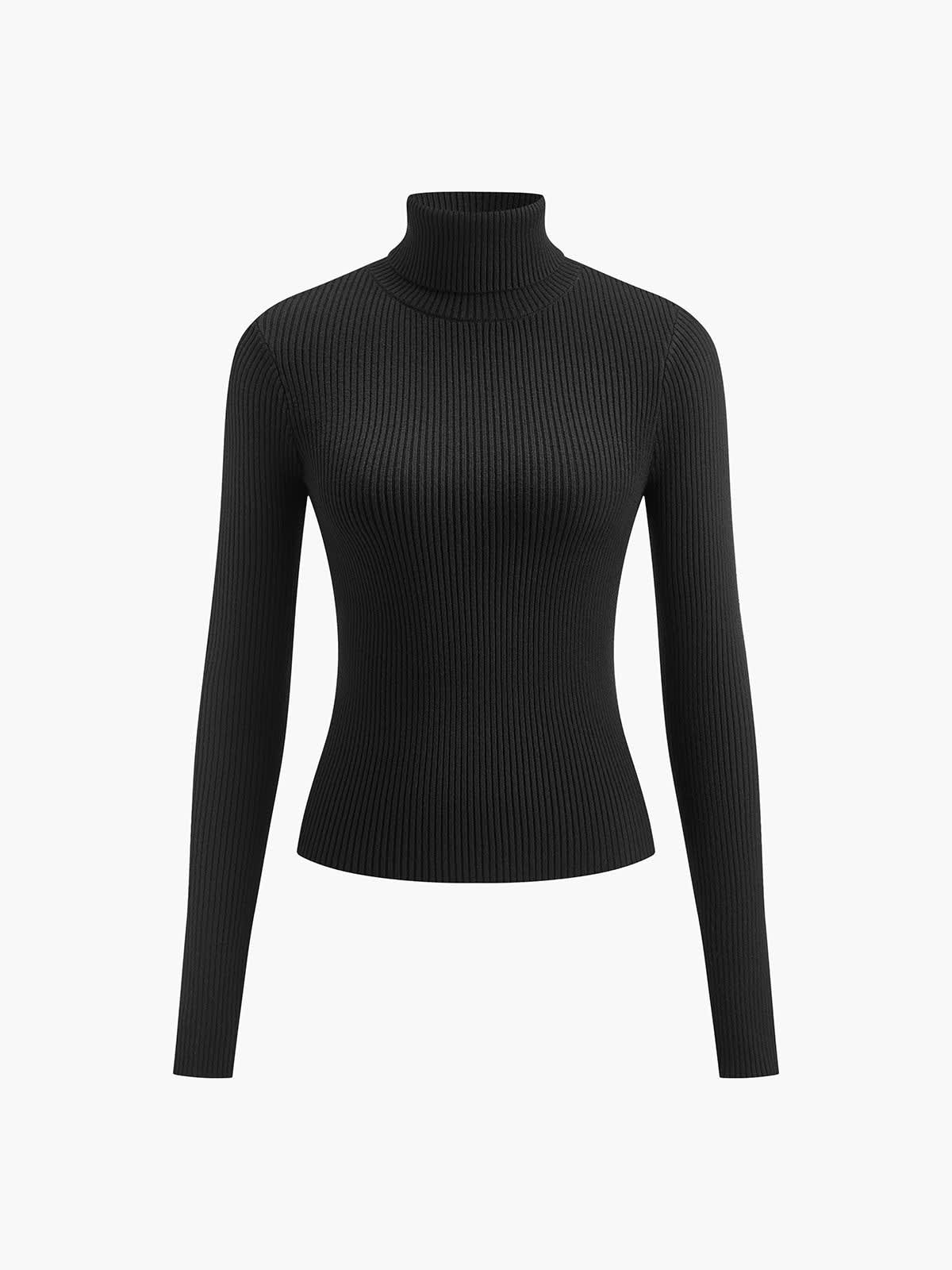Women's Ribbed Turtleneck Jumper | Trixie_8