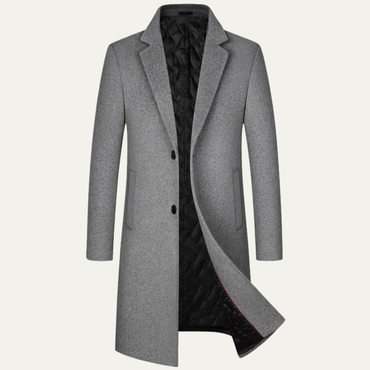 Men's Longline Tailored Winter Coat | Kingsley_7