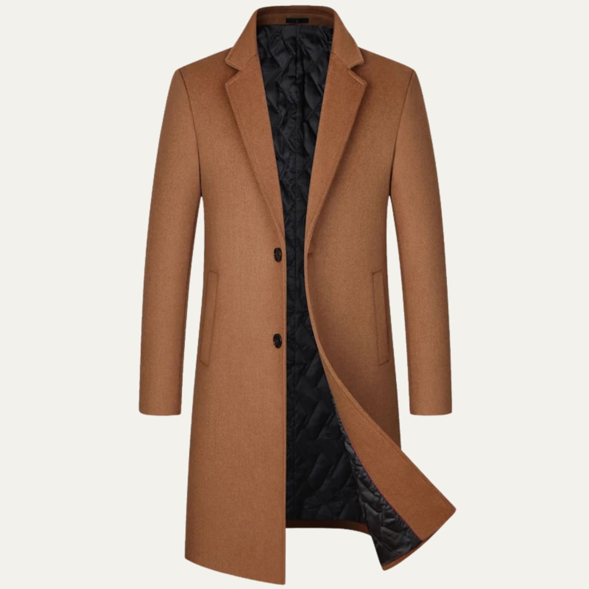 Men's Longline Tailored Winter Coat | Kingsley_9