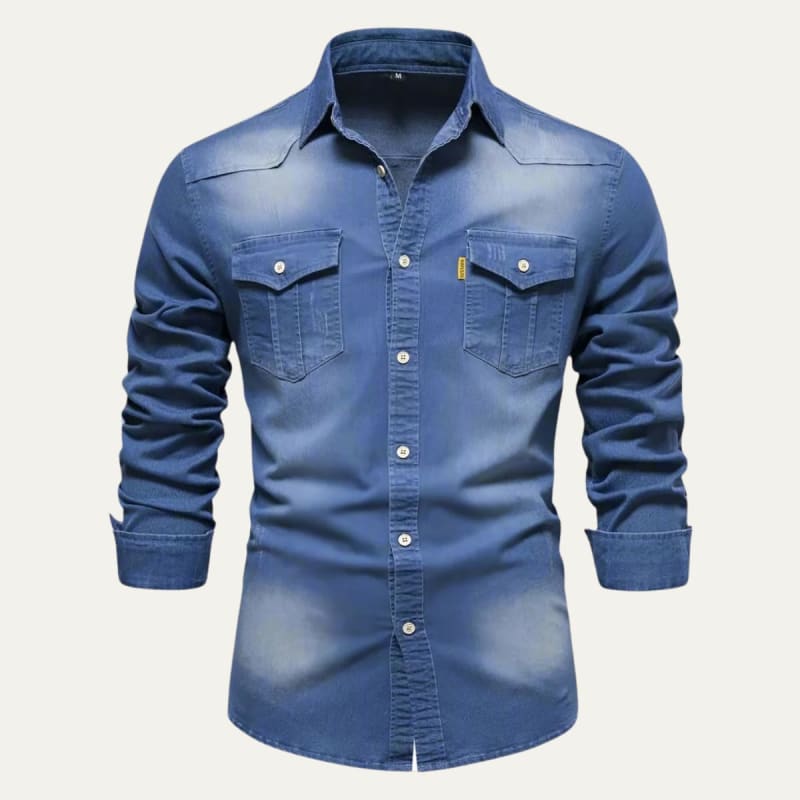 Men's Slim Fit Denim Shirt | Jem_1