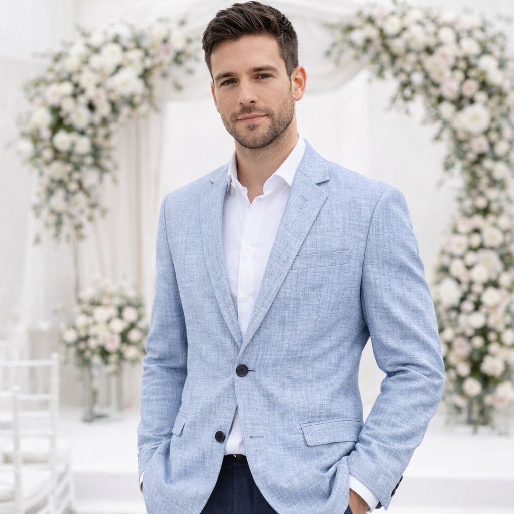 Men's Lightweight Slim Fit Blazer | Rhodri_6