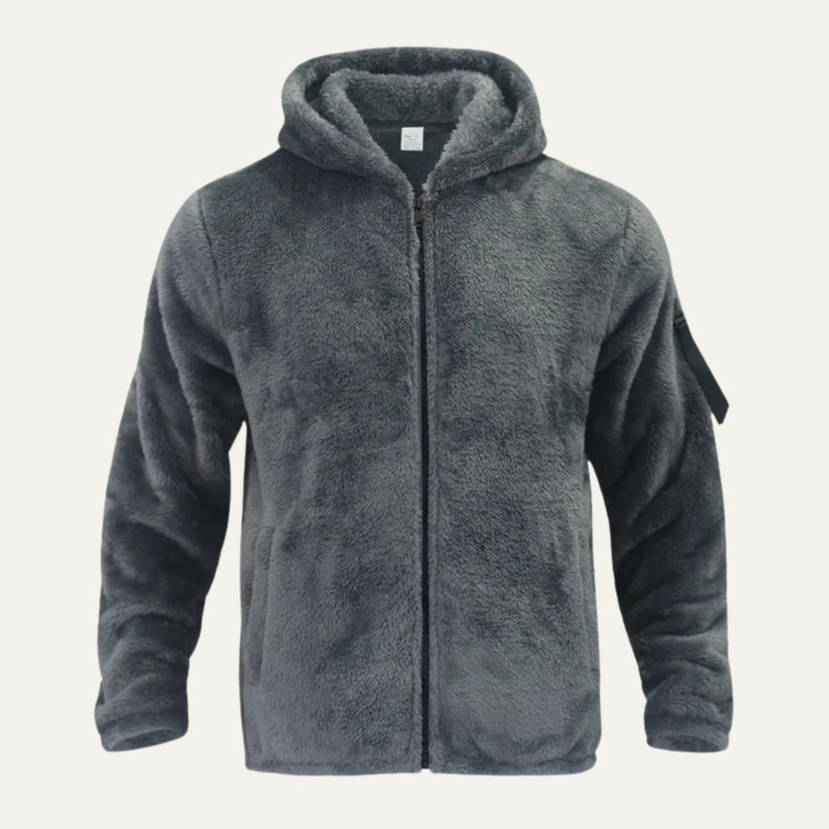 Men's Sherpa Fleece Zip Up Hoodie | Killian_9