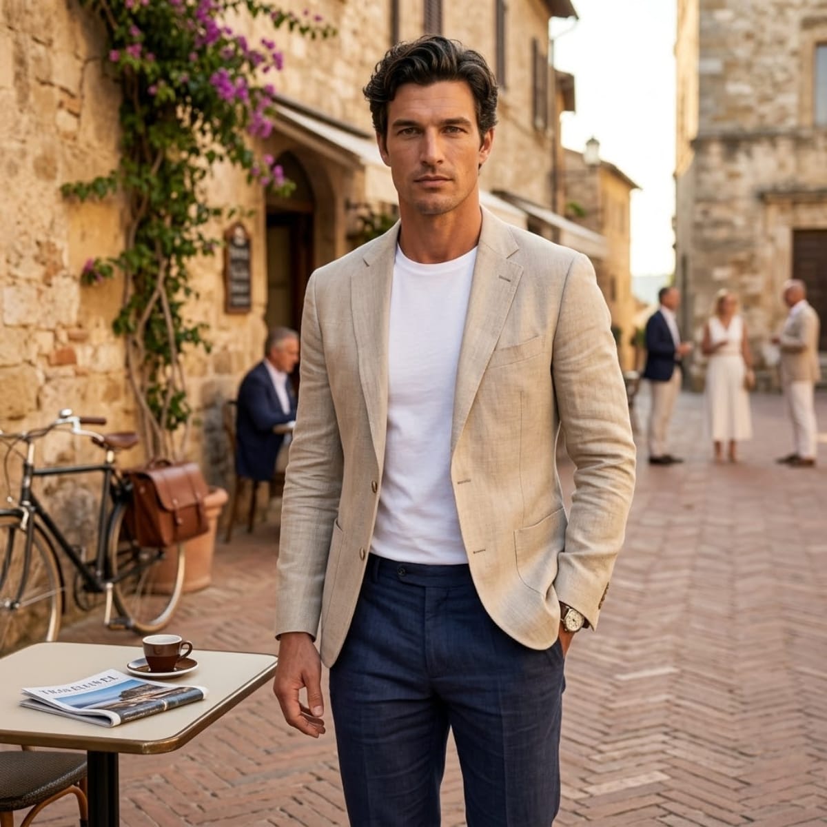Men's Lightweight Linen Blazer | Cosmo_10