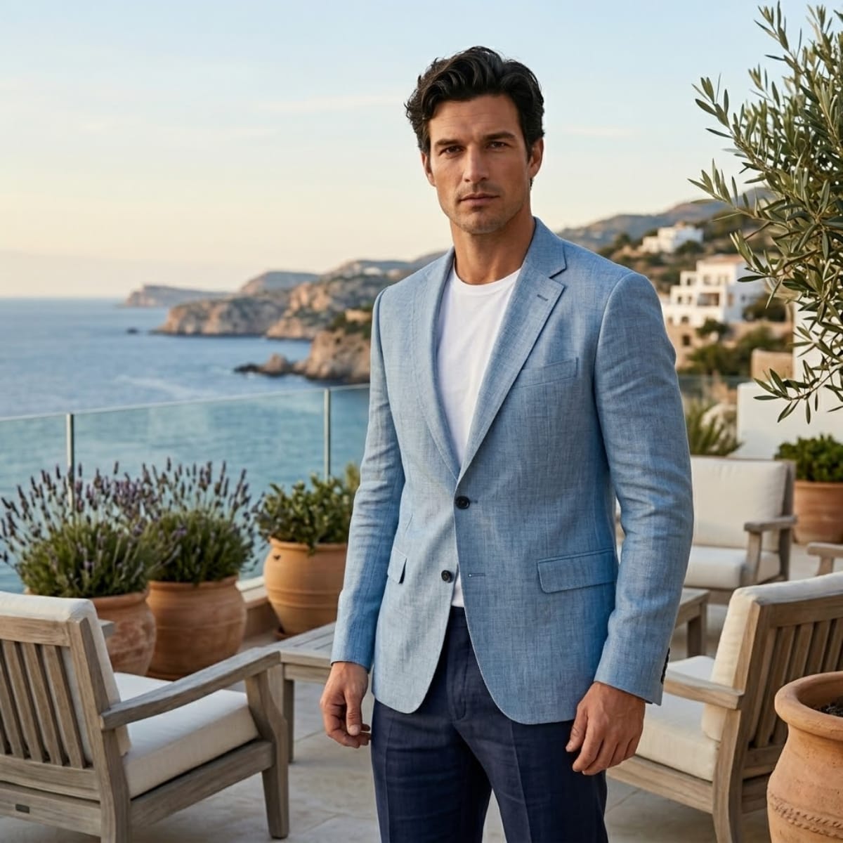 Men's Lightweight Linen Blazer | Cosmo_9