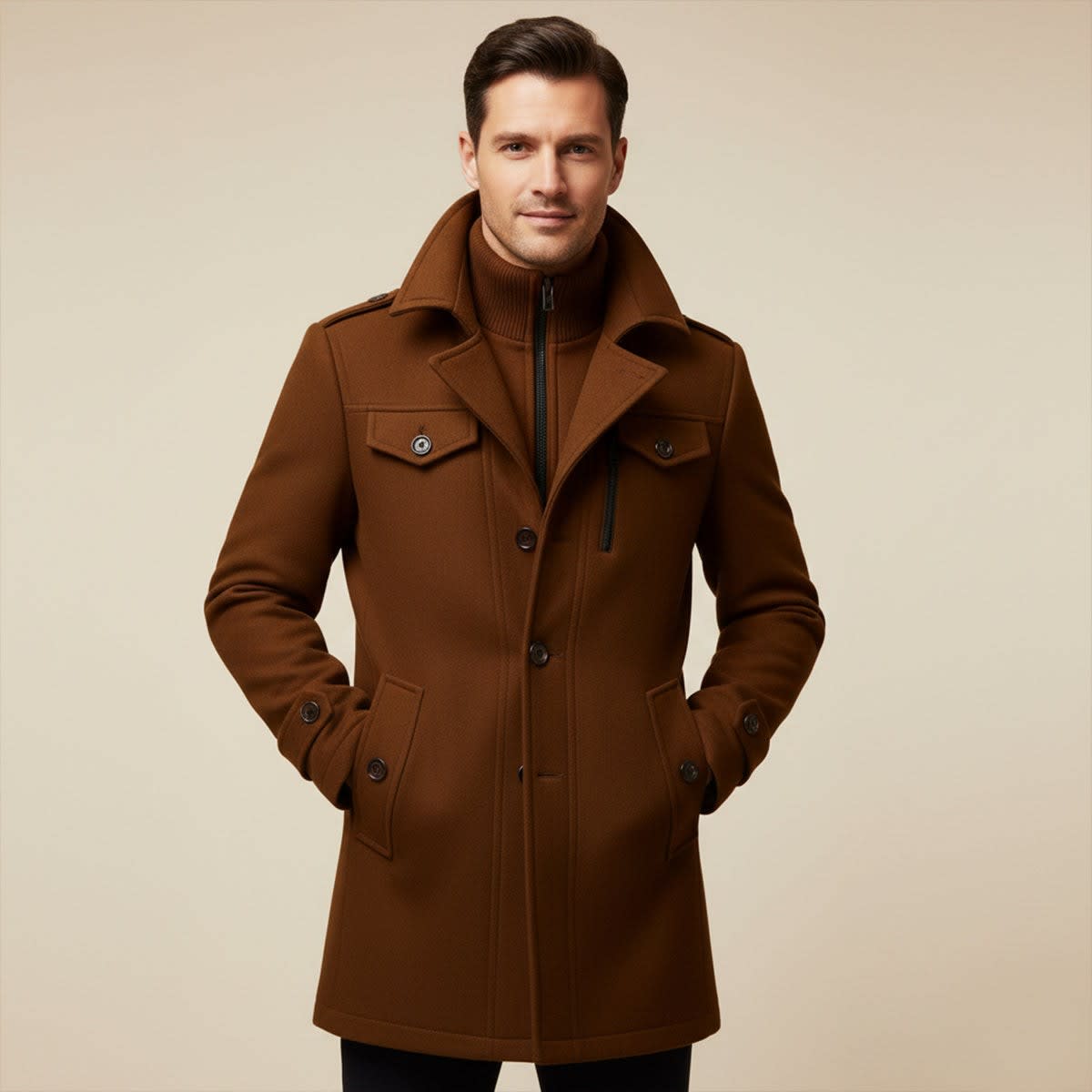 Men's Insulated Slim Fit Winter Coat | Maurice_2