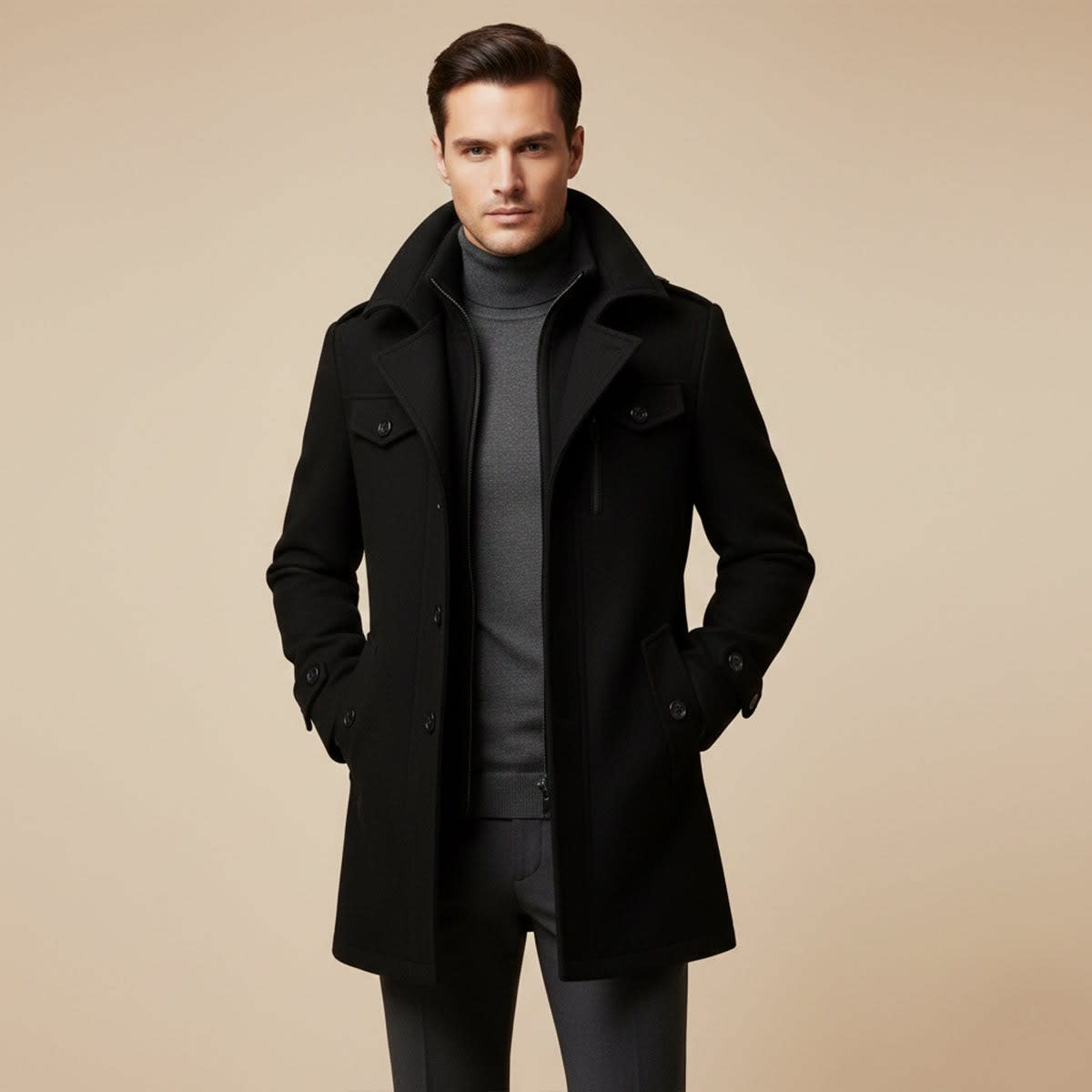 Men's Insulated Slim Fit Winter Coat | Maurice_6