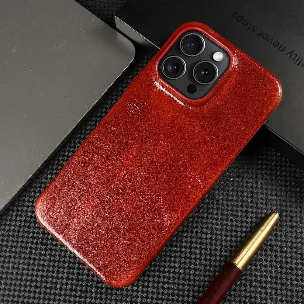 Men's Genuine Leather iPhone Case | Gregory_10